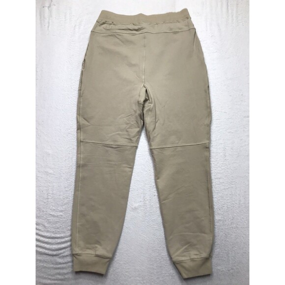 LULULEMON Jogger Pants Men M (32x26) Light Camel Tan AT EASE Cuffed Non Drawstr - Picture 2 of 12